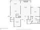 First floor layout featuring kitchen, living room, and Primary bedroom with ensuite bathroom at 80 Seville Chase, Atlanta, GA 30328