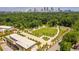 Aerial view of a park showcasing the green landscape with trees and open spaces at 520 Park Se Ave # 10, Atlanta, GA 30312