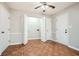 Versatile room offering multiple doors, providing access to various spaces within the home at 714 Post Road Dr, Stone Mountain, GA 30088