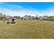 Expansive backyard featuring lush grass, trees, and a glimpse of neighboring houses at 95 Summerlyn Dr, Hiram, GA 30141