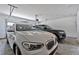 Spacious garage featuring an automatic door and parking for two vehicles at 95 Summerlyn Dr, Hiram, GA 30141