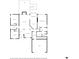 Floor plan displaying the layout of the house with labeled rooms, including the kitchen, living room, and bedrooms at 1409 Northgate Dr, Villa Rica, GA 30180