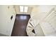 Modern interior showcasing a spiral staircase design with hardwood flooring at 1075 Peachtree Ne Walk # A519, Atlanta, GA 30309