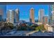 Incredible view of the city skyline from an apartment or common area at 1075 Peachtree Ne Walk # A519, Atlanta, GA 30309