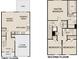 Detailed floor plan showcasing the layout of the home's two stories at 3017 Acacia Cir, Douglasville, GA 30135