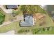 An aerial view of a home with a spacious backyard and private access to a lake at 2503 Westchester Se Way, Conyers, GA 30013