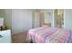 Bedroom with closet and view to bath at 2503 Westchester Se Way, Conyers, GA 30013
