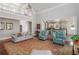 Spacious living room with fireplace, hardwood flooring, and open floor plan, great for entertaining at 1130 Martins Chapel Rd, Lawrenceville, GA 30045