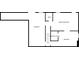 Detailed floorplan of the basement, showcasing the layout of the recreation room, bedroom, and bath at 3174 Country Club Nw Ct, Kennesaw, GA 30144