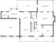 Detailed floor plan showcases the home's layout, including the kitchen, living room, and multiple spaces at 3174 Country Club Nw Ct, Kennesaw, GA 30144