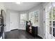 Bright breakfast area off the kitchen with coffee bar and outdoor access at 3174 Country Club Nw Ct, Kennesaw, GA 30144