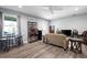 Inviting living room with stylish decor, modern furnishings, and an entertainment setup at 3174 Country Club Nw Ct, Kennesaw, GA 30144