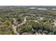 An aerial view showcases the tranquil neighborhood, surrounded by lush greenery and mature trees at 3503 Dunbar Ln, Suwanee, GA 30024