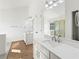 Bright primary bathroom with double sinks and plenty of cabinet space at 3503 Dunbar Ln, Suwanee, GA 30024