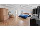 Spacious main bedroom with a tray ceiling, a sitting area and carpet flooring at 3503 Dunbar Ln, Suwanee, GA 30024
