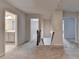 Upstairs hallway with plush neutral carpet offering access to the bathroom and bedrooms at 4569 Grenadine Cir, Acworth, GA 30101