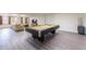 Spacious basement featuring a pool table, recessed lighting, and ample room for entertaining at 85 Cliffside Crossing, Atlanta, GA 30350