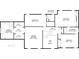 Upper level floor plan showing primary bedroom, bathroom, and additional bedrooms at 85 Cliffside Crossing, Atlanta, GA 30350