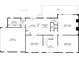 Main level floor plan featuring living room, kitchen, dining room, and garage at 85 Cliffside Crossing, Atlanta, GA 30350