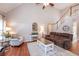 Bright and airy living room featuring high ceilings and comfortable seating at 1107 Fieldstone Dr, Canton, GA 30114