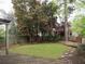 Lush backyard featuring a well-maintained lawn, mature trees, and a wooden fence at 811 Ponce De Leon Ne Pl, Atlanta, GA 30306