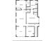 Detailed second-floor plan featuring bedrooms, bathrooms, Gathering room, walk-in closet, and office layout at 811 Ponce De Leon Ne Pl, Atlanta, GA 30306