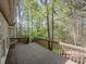 Deck overlooks backyard at 11770 Ashwick Pl, Johns Creek, GA 30005