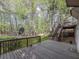 Wooden deck with backyard view at 11770 Ashwick Pl, Johns Creek, GA 30005
