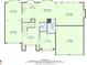 First floor plan featuring a kitchen, Gathering room, garage, living room, dining and breakfast nook at 11770 Ashwick Pl, Johns Creek, GA 30005