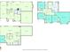 Home floor plans featuring the main floor, the second floor and basement at 11770 Ashwick Pl, Johns Creek, GA 30005