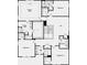 Detailed second-floor plan with a primary suite, three additional bedrooms, a loft, and laundry room at 5260 Trescott Path, Cumming, GA 30028