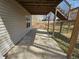 Home features a covered concrete patio at 5922 Graywood Cir, Mableton, GA 30126