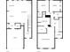 An illustrated floor plan detailing the rooms of the first and second floors, including bedrooms, bathrooms, and living spaces at 485 Crescent Woode Dr, Dallas, GA 30157