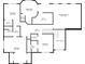 Detailed floor plan of the second level featuring multiple bedrooms, bathrooms and walk-in closets at 1526 Rocky River Dr, Lawrenceville, GA 30045
