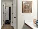 Bathroom featuring a shower and view to the vanity at 1332 Worcester Trl, Mcdonough, GA 30253