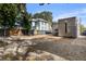 Spacious backyard featuring gravel groundcover, modern home design, and privacy fencing at 175 Moreland Se Ave, Atlanta, GA 30316