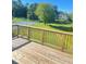 Relax on this private back deck overlooking the backyard at 203 Sea Marsh Ct, Fayetteville, GA 30215