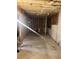 Unfinished basement with exposed framing, insulation, and utilities, ready for customization at 203 Sea Marsh Ct, Fayetteville, GA 30215