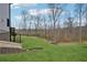 Large backyard with mature trees at 13415 Bishops Ct, Roswell, GA 30075