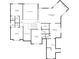 Second floor plan features bedrooms, bathrooms, closets, laundry, and an open to below space at 13415 Bishops Ct, Roswell, GA 30075