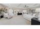 Serene main bedroom with an elegant barn door and ample space, designed for relaxation at 13415 Bishops Ct, Roswell, GA 30075