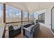 Relaxing outdoor deck area with scenic views, perfect for entertaining and lounging at 13415 Bishops Ct, Roswell, GA 30075