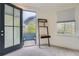 Bedroom with private balcony and ladder shelf desk at 8 Bass Se St, Atlanta, GA 30315