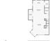 Second floor plan featuring a living room, dining room, kitchen, and balcony at 8 Bass Se St, Atlanta, GA 30315