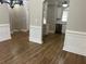Dining Room with chair railing and hardwood floors at 3923 High Dove Sw Way # 16, Smyrna, GA 30082