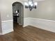 Dining Room with chair railing and hardwood floors at 3923 High Dove Sw Way # 16, Smyrna, GA 30082