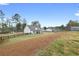 Scenic view of a white farmhouse-style home with fenced yard and well-maintained landscaping at 4025 Bullock Bridge Rd, Loganville, GA 30052