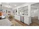 View of kitchen with modern stainless steel appliances and granite countertops at 4025 Bullock Bridge Rd, Loganville, GA 30052