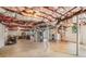 Large unfinished basement features exposed ductwork, supports, and mechanical systems, offering ample storage and renovation potential at 679 Forest Ridge Se Dr, Marietta, GA 30067
