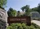 Scenic view of Atlanta's Westside Park entrance with lush landscaping and architectural details on a sunny day at 1600 Driggs Nw Dr # 162, Atlanta, GA 30318